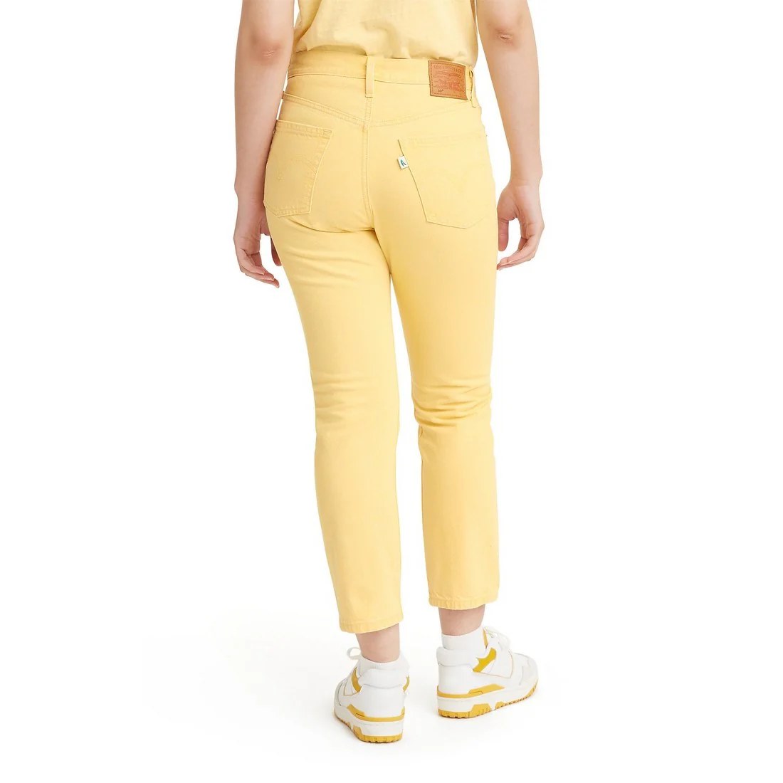 501 Crop Jeans (Botanical Gardenia) - Image 3
