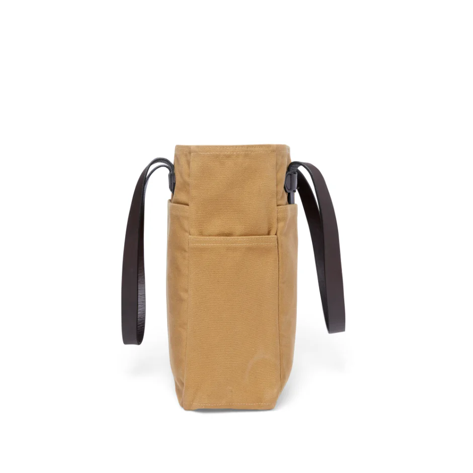 Rugged Twill Tote Bag (Tan) - Image 3