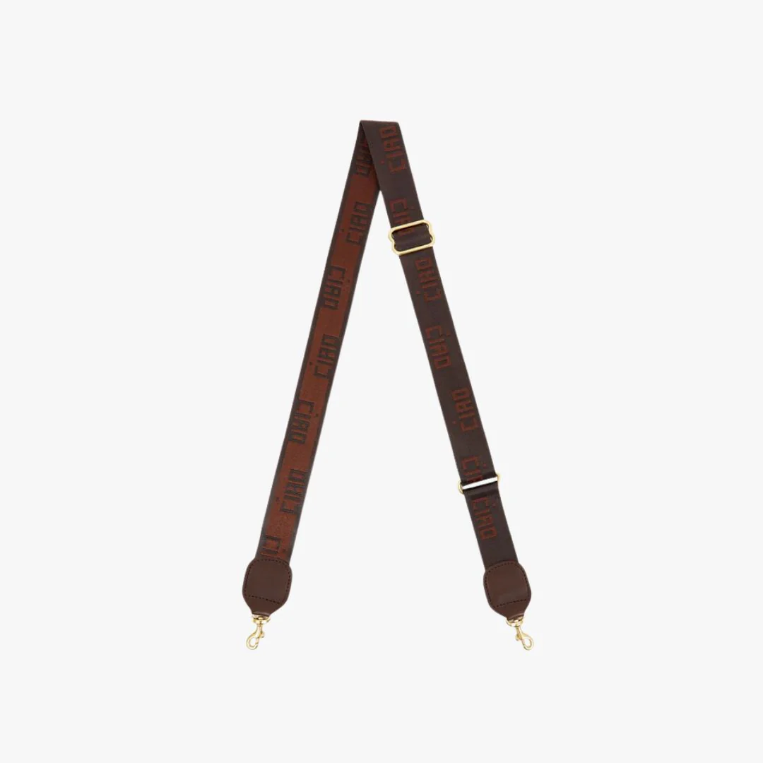 Adjustable Crossbody Strap (Chocolate + Ciao)