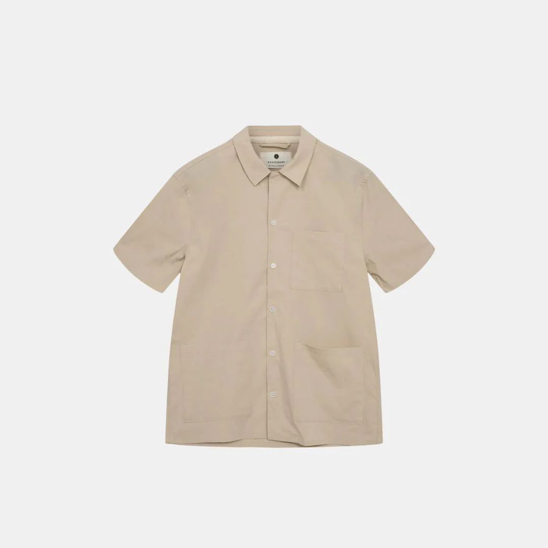 Akkurt S/S Pocket Shirt (Brown Rice)