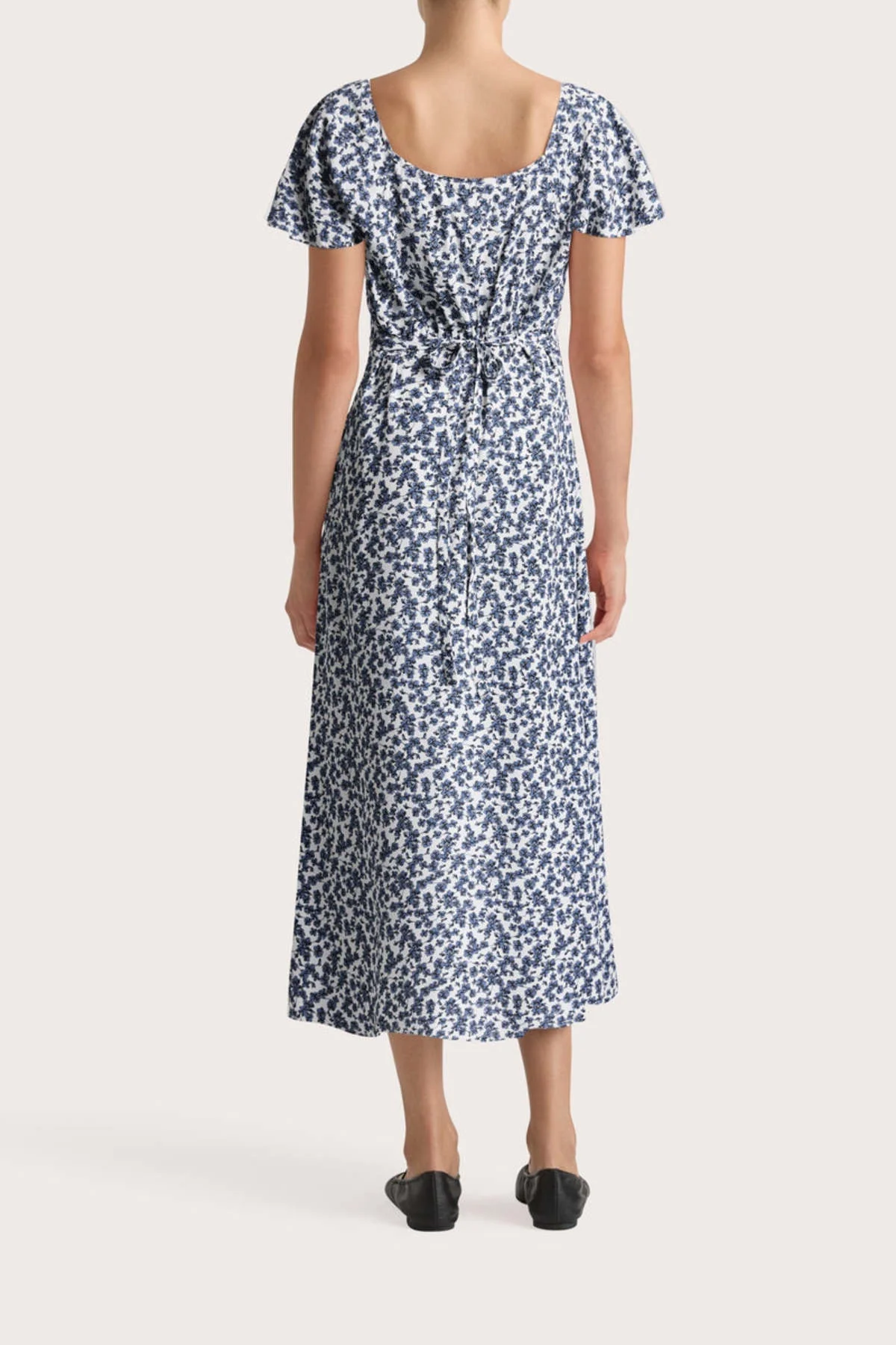 Aurelia Midi Dress (Leilani + Mid Blue) - Image 4