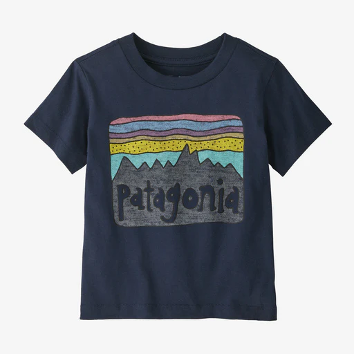 Baby Fitz Roy Skies T-Shirt (New Navy)