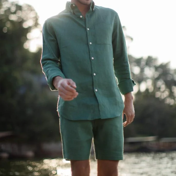Bo Shorts (Pine) - Image 3
