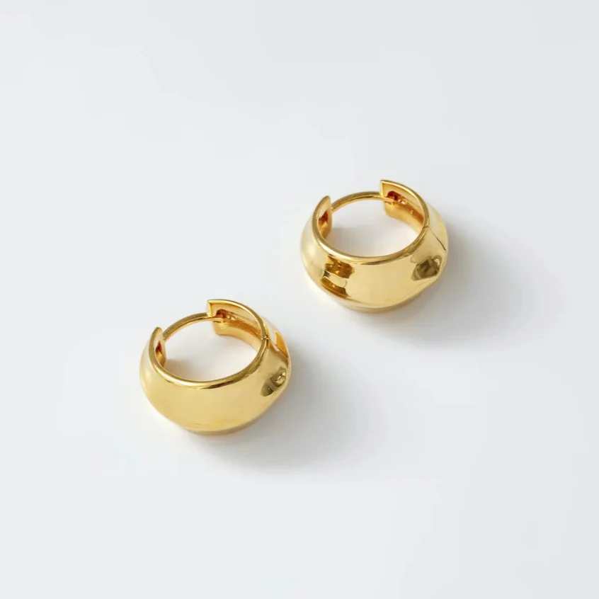 Bodie Hoop Earrings (Gold)