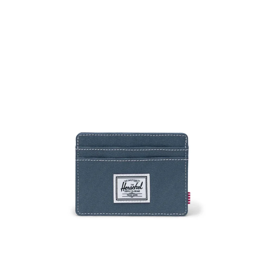 Charlie Wallet (Blue Mirage + White Stitch)