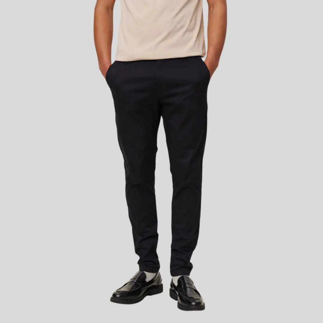 Como Cotton Suit Pants (Black)