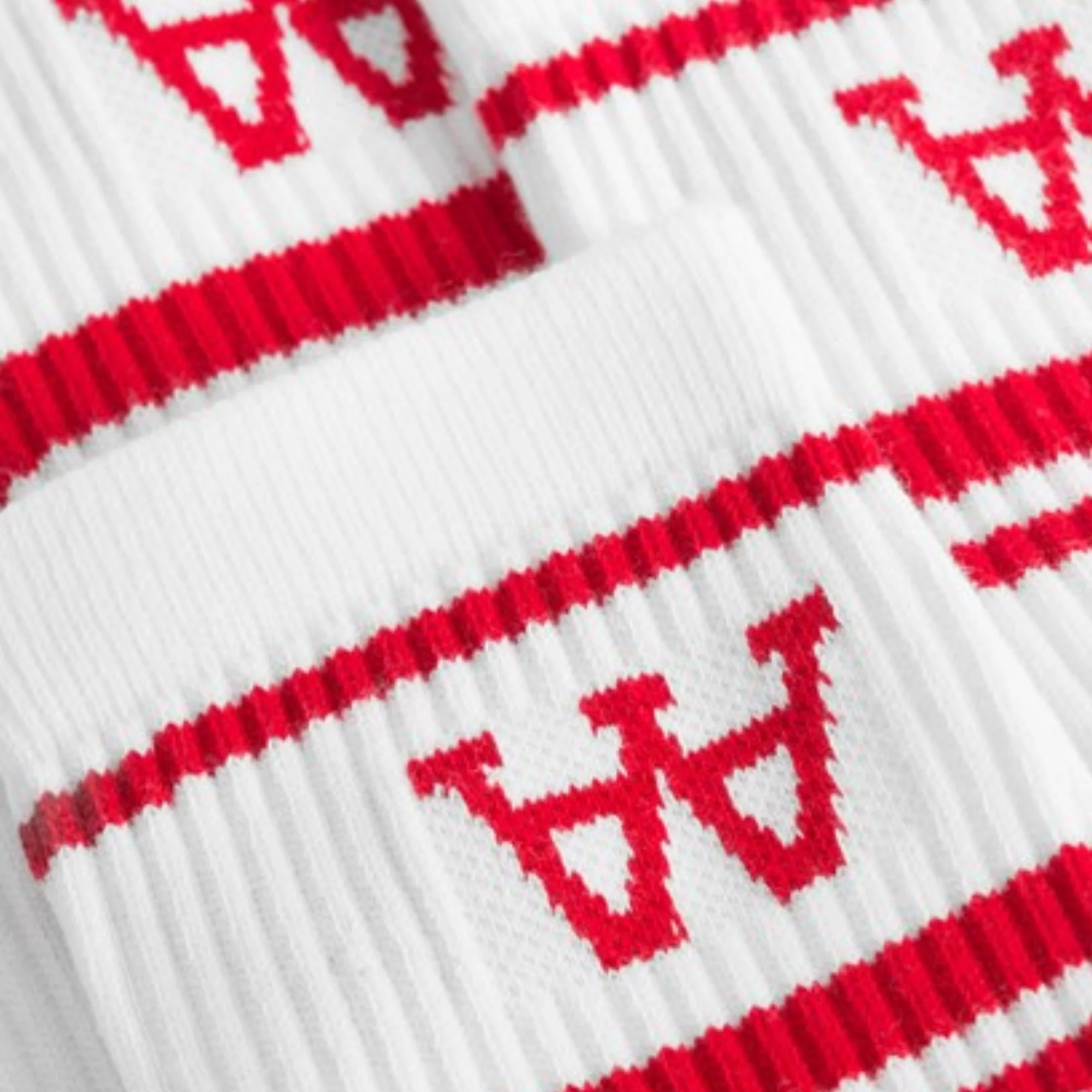 Con Double A 2 Pack Socks (White + Red) - Image 3