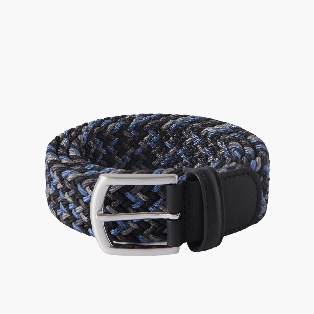 3.5cm Woven Elastic Belt (Blue Multi)
