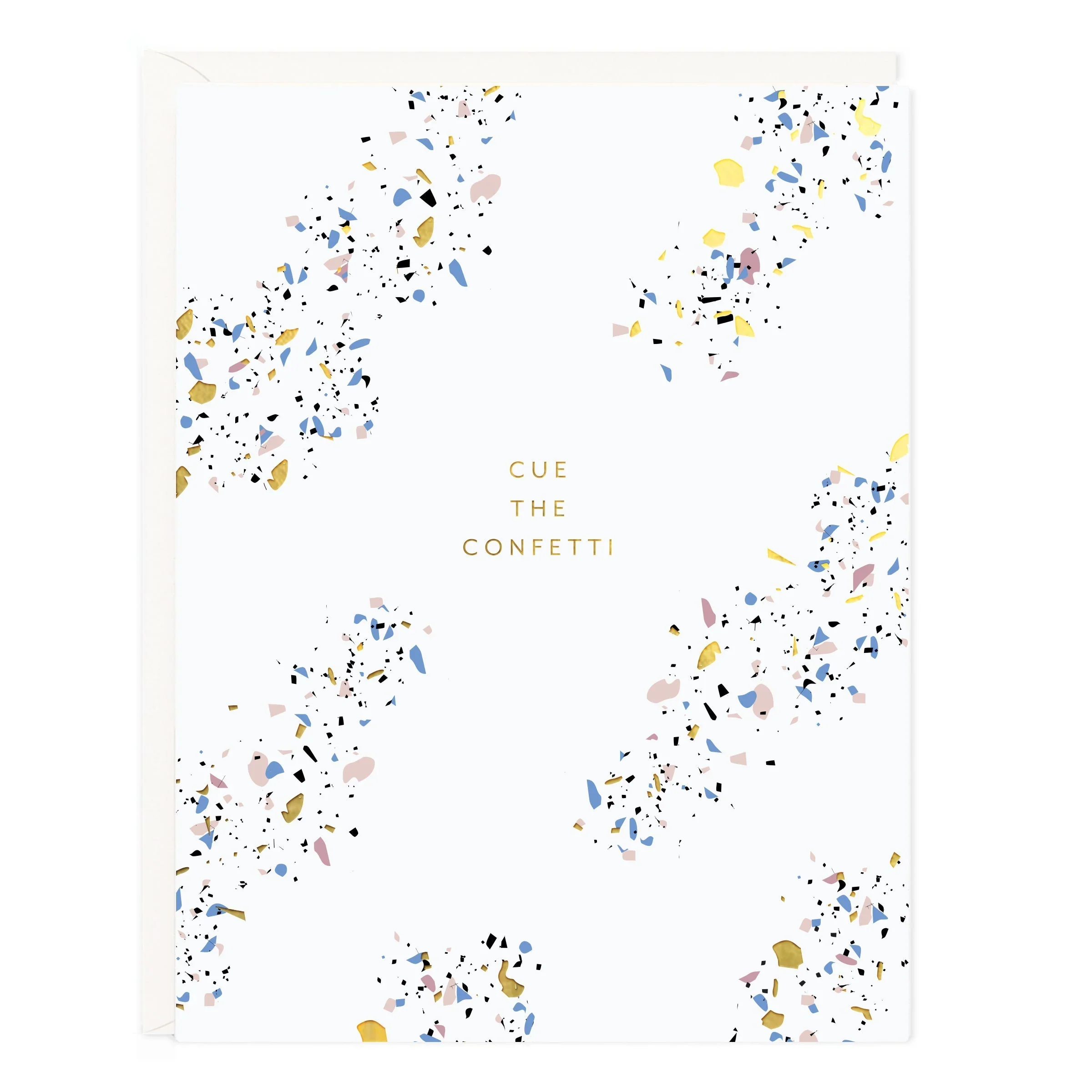 Cue Confetti Card