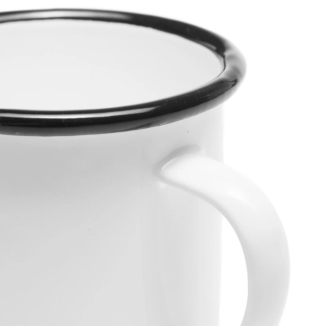 Enamel Mug (White) - Image 3
