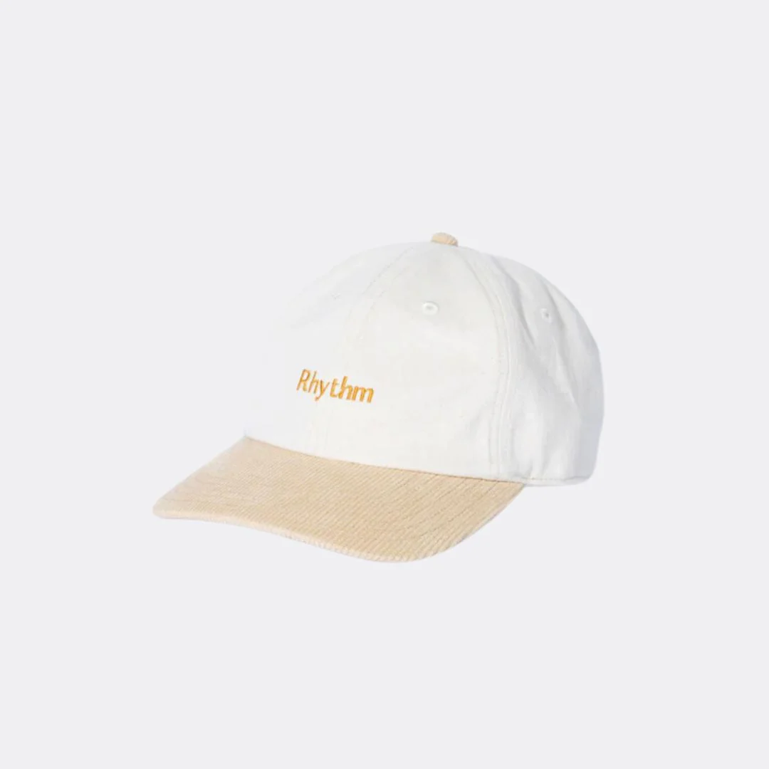Essential Brushed Twill Cap (Vintage White)