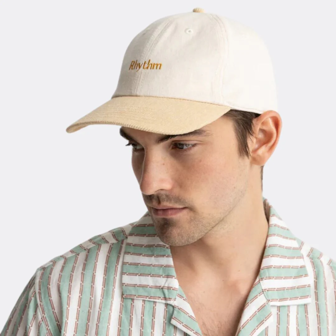Essential Brushed Twill Cap (Vintage White) - Image 2
