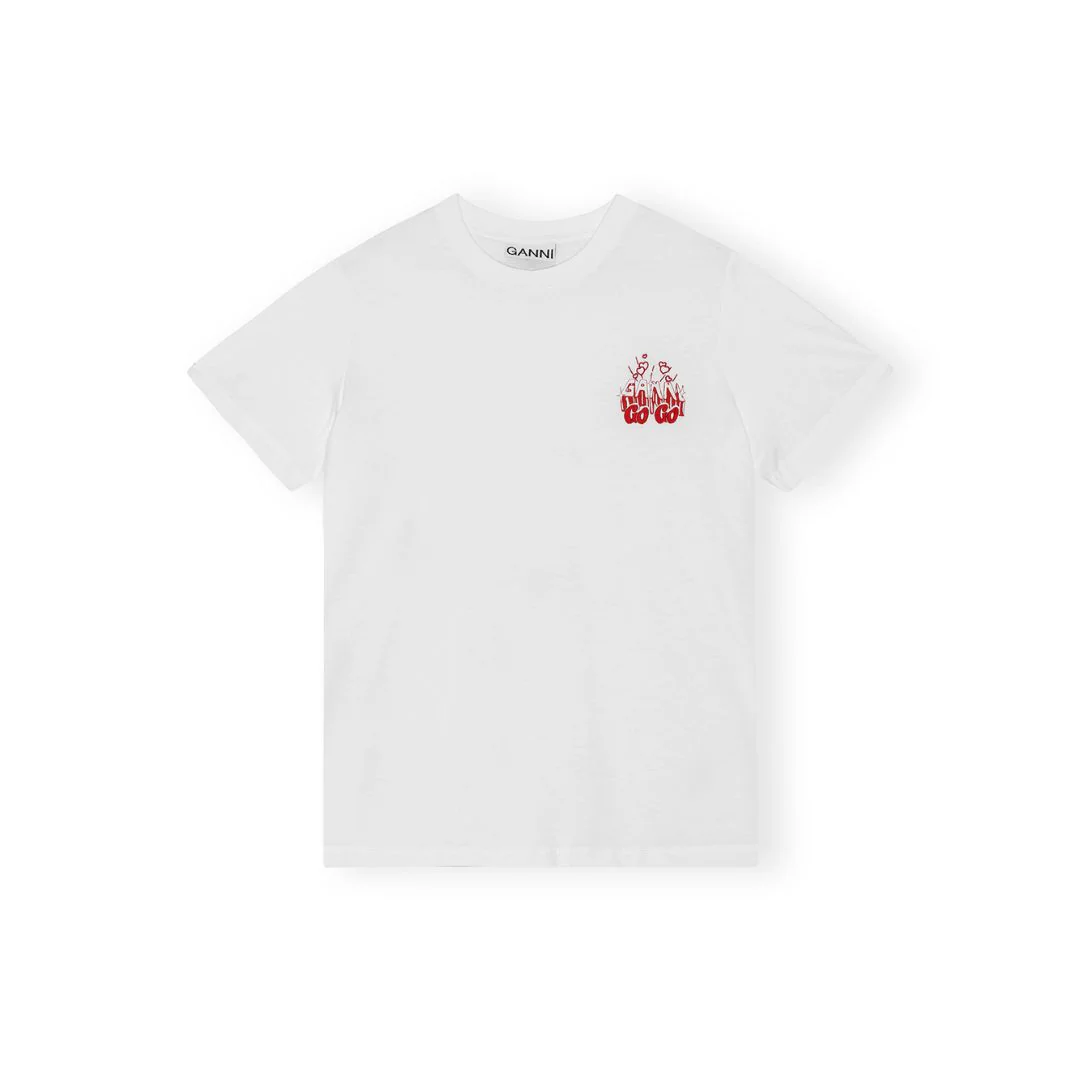 Gogo Relaxed T-Shirt (Bright White) - Image 2