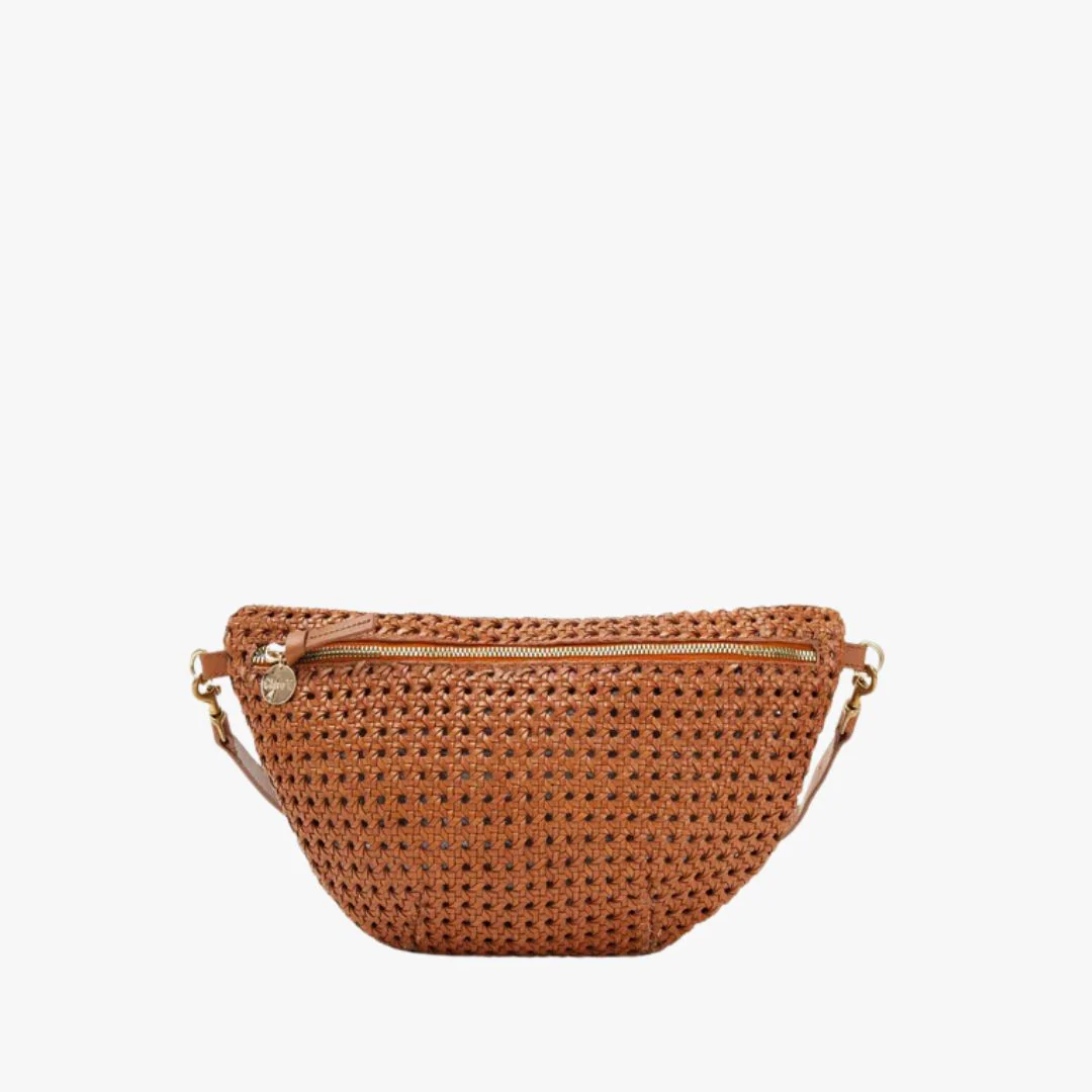 Grande Fanny Pack (Tan Rattan)