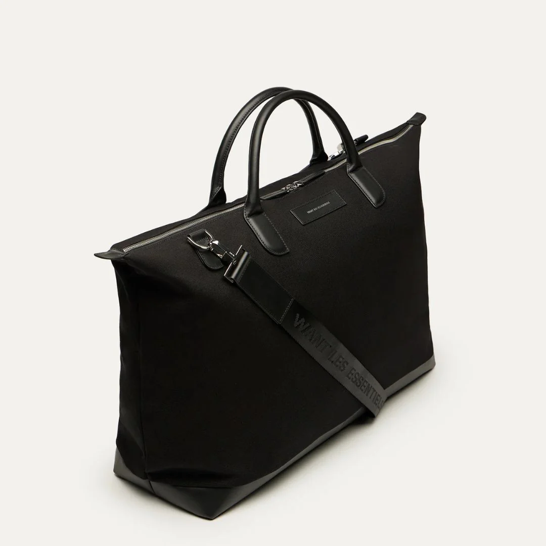 Hartsfield Canvas Weekender Bag (Black) - Image 2