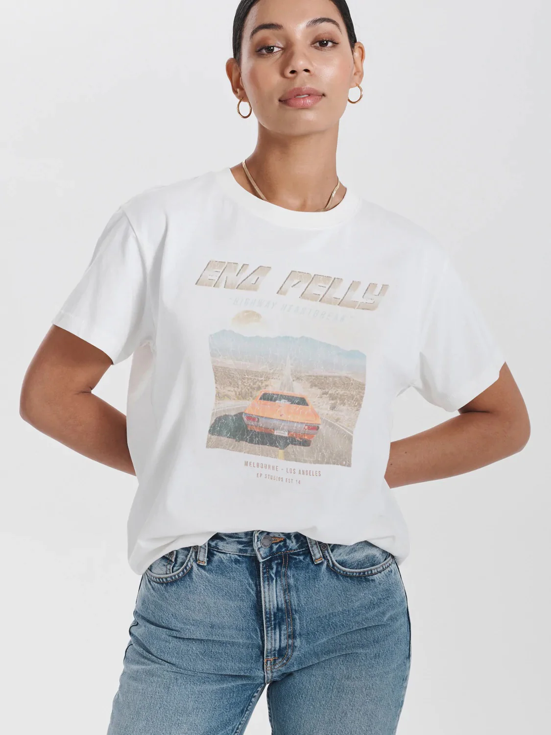 Highway Heartbreak Tee (Vintage White) - Image 4
