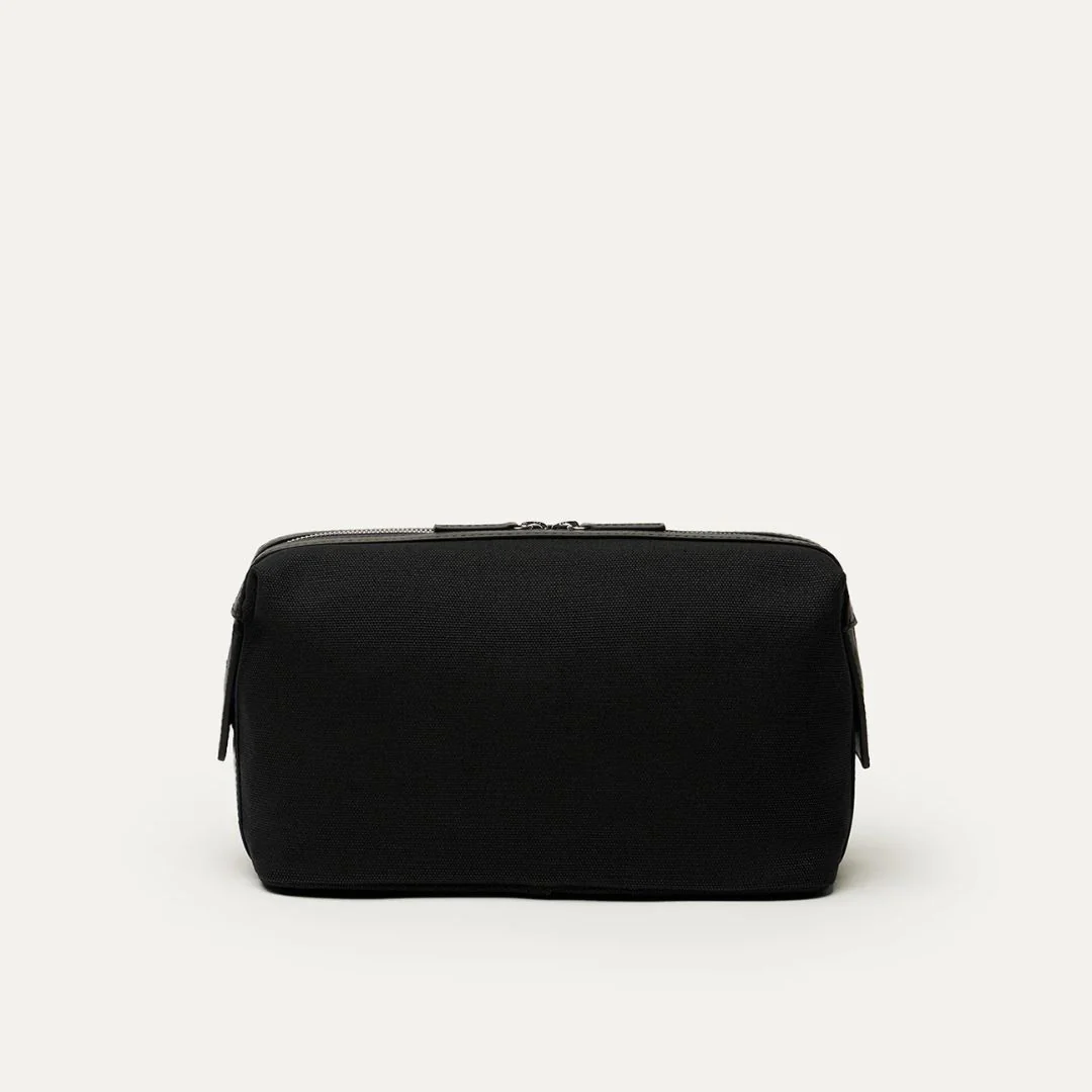 Kenyatta Canvas Toiletry Bag (Black) - Image 2