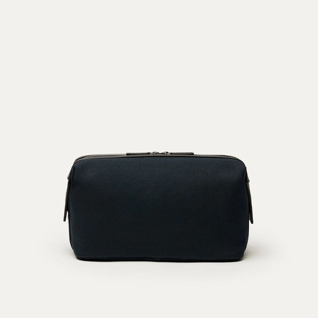 Kenyatta Canvas Toiletry Bag (Navy) - Image 2