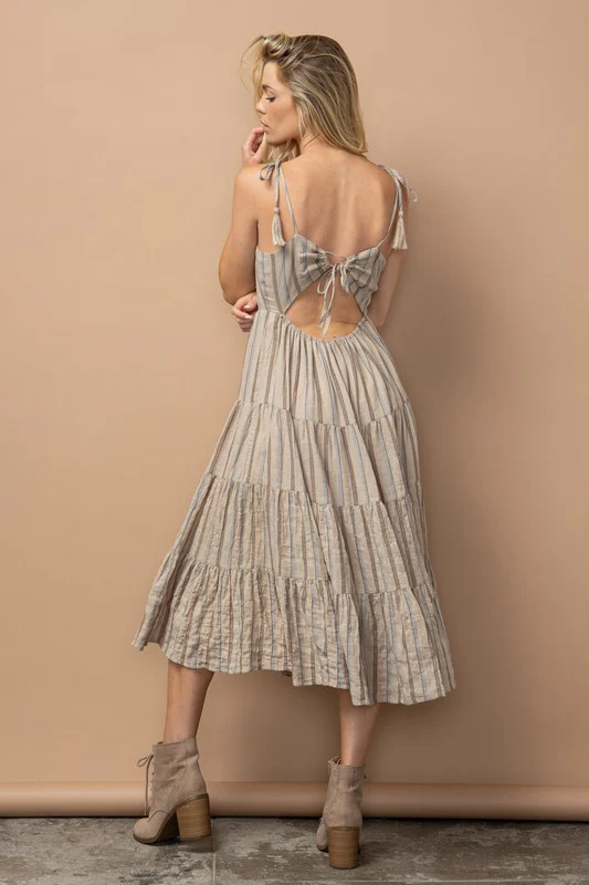 Khaki Multi Dress - Image 7