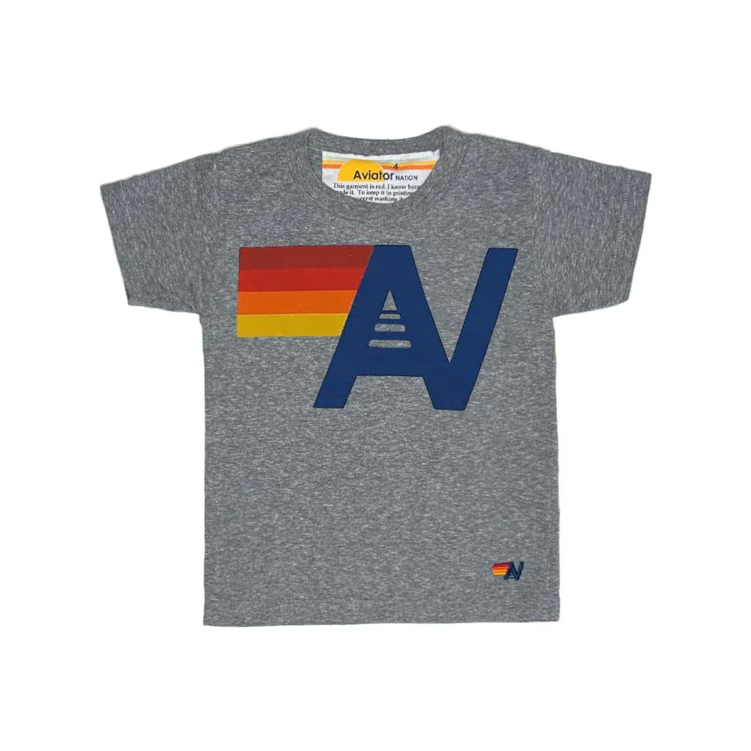 Kids Logo Tee (Heather Grey)