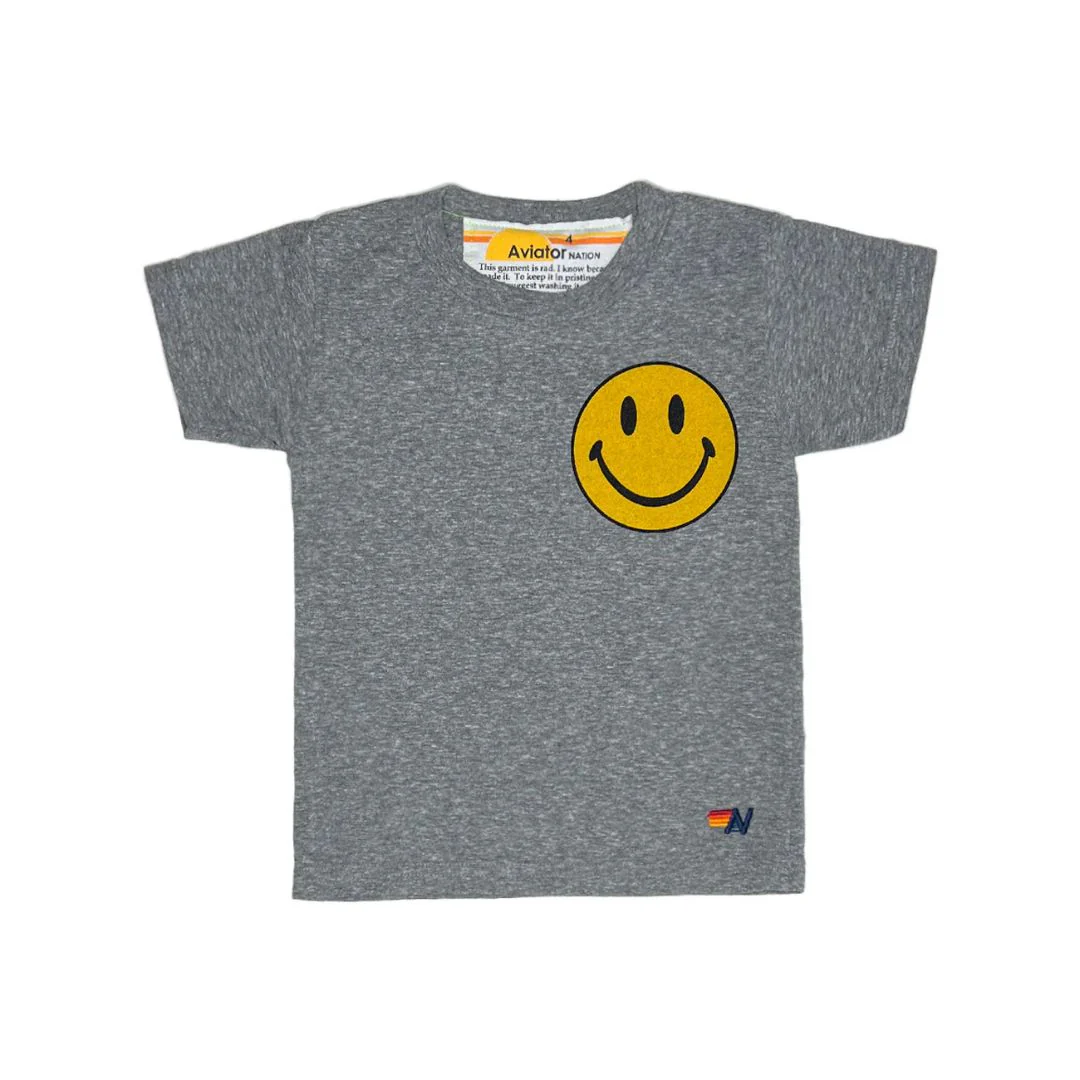 Kids Smiley 2 Tee (Heather Grey)