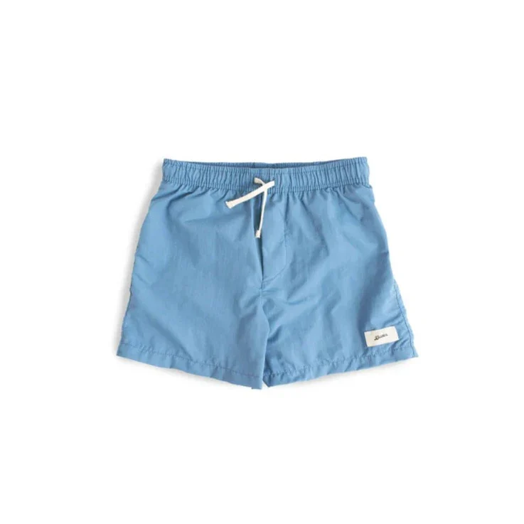 Kids Solid Lake Swim Trunk (Blue)