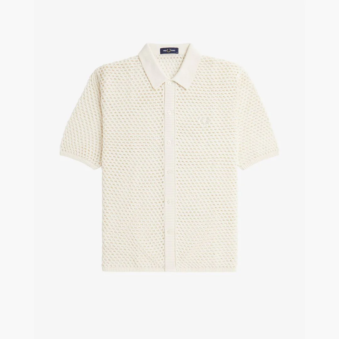 Lace Button Through Shirt (Ecru) - Image 2