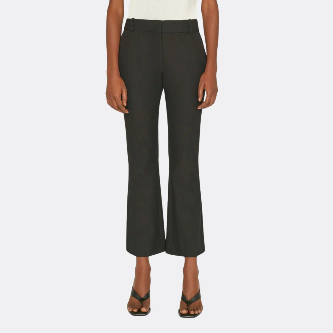Le Crop Mini Boot Trouser (Black)