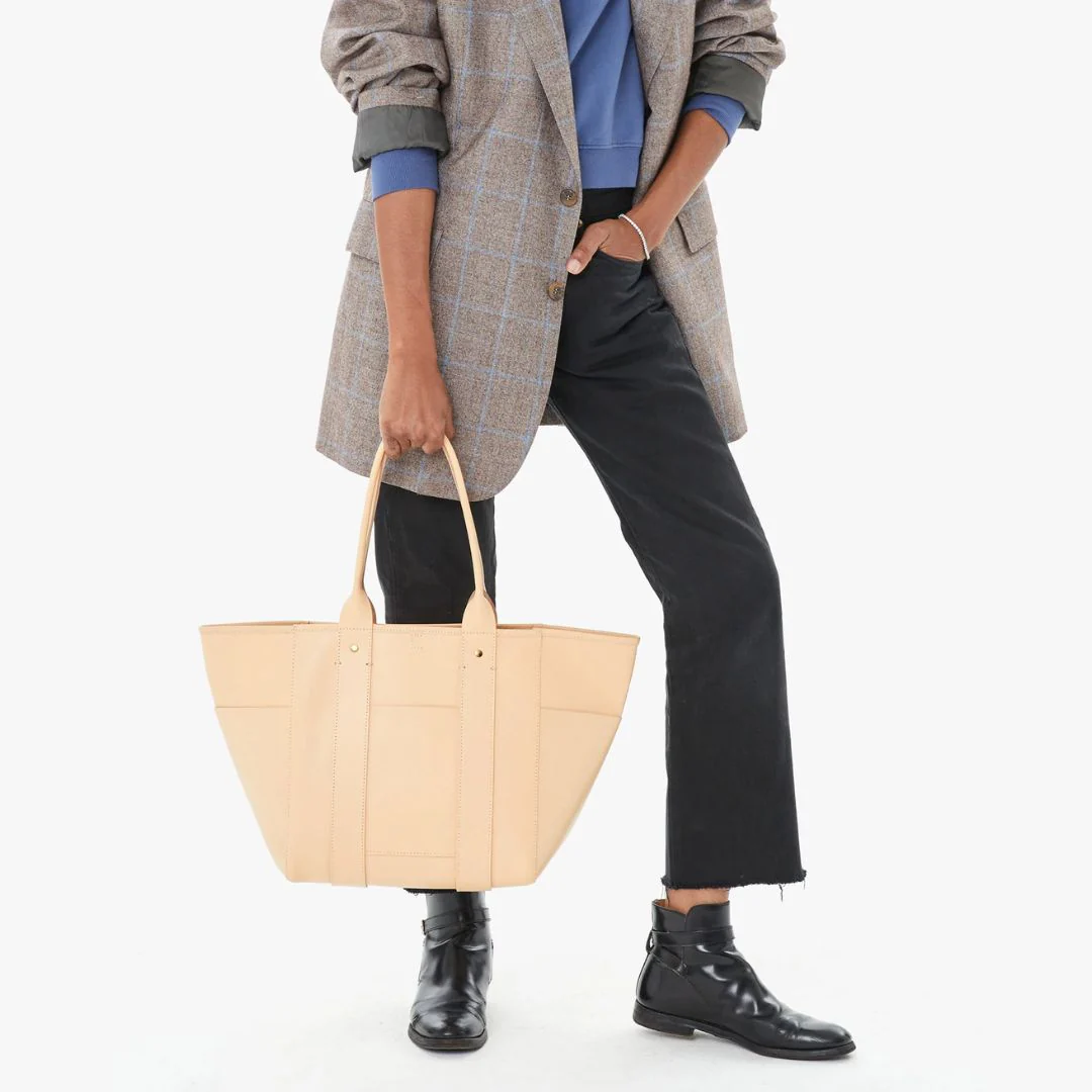 Le Slim Box Tote (Undyed) - Image 2
