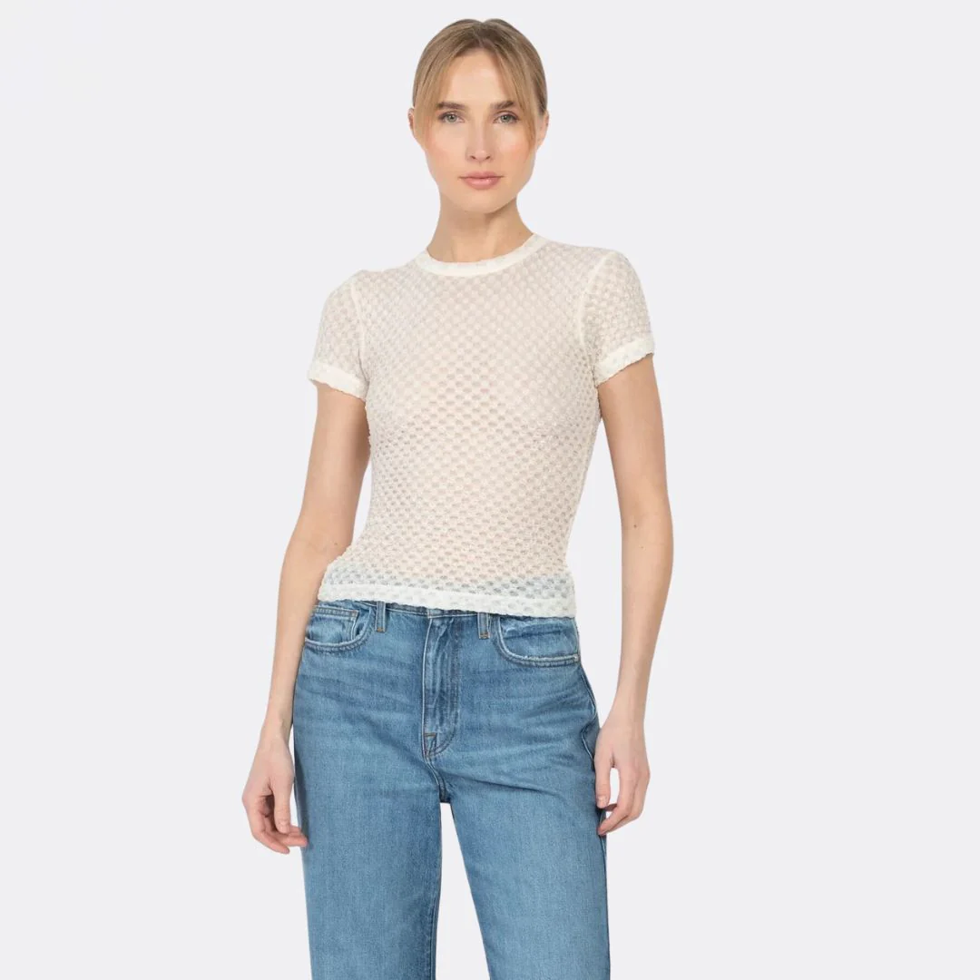 Mesh Lace Baby Tee