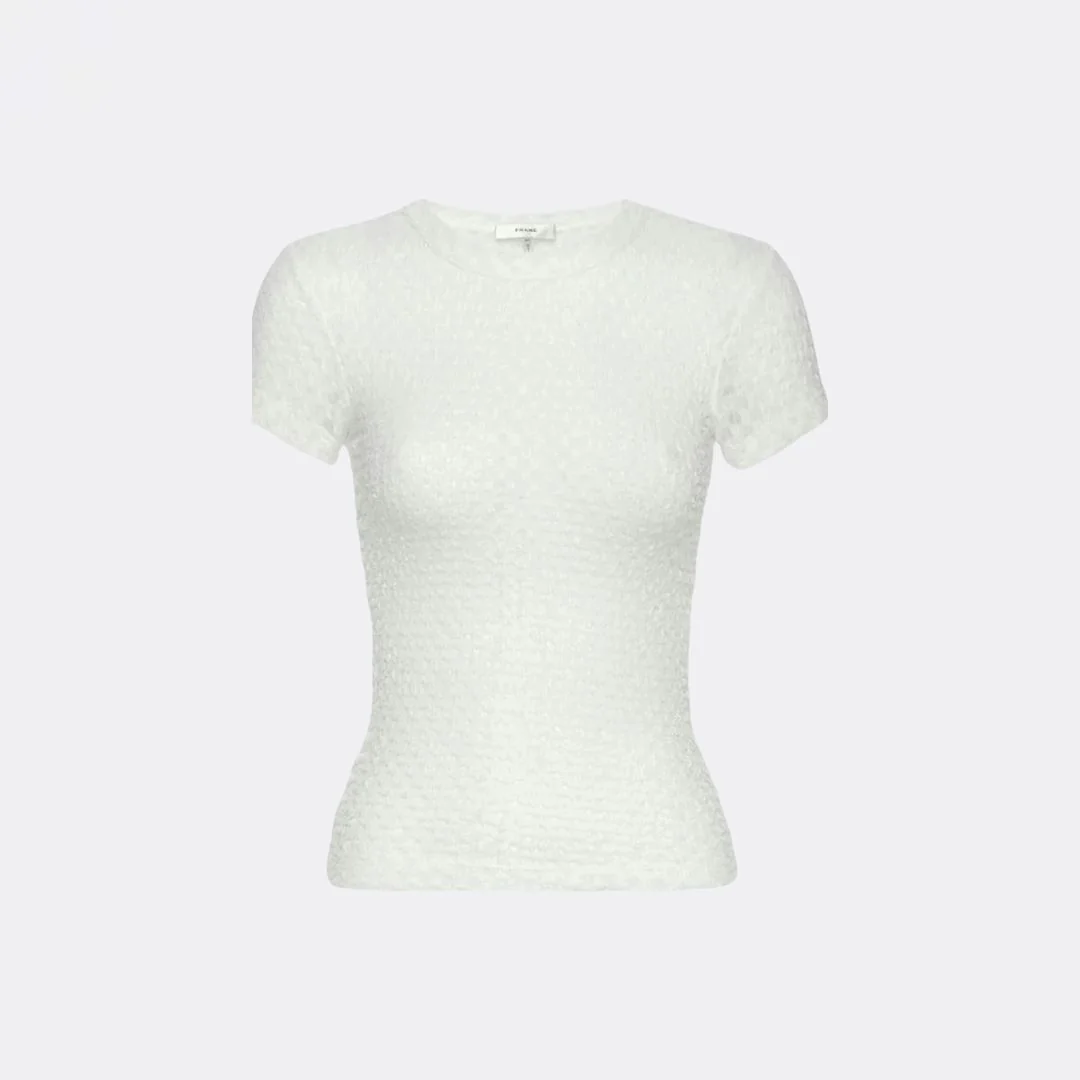 Mesh Lace Baby Tee - Image 3