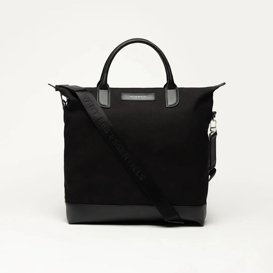 O'hare Canvas Tote (Black) - Image 2