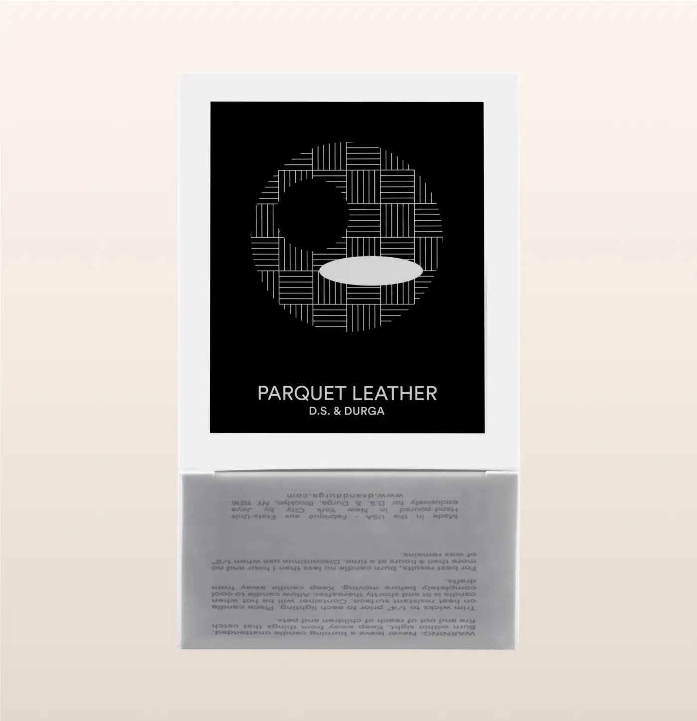 Parquet Leather Candle - Image 2
