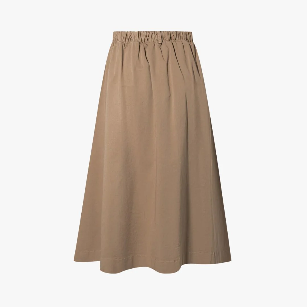 Pen Pre Dyed Twill Skirt (Light Brown) - Image 2