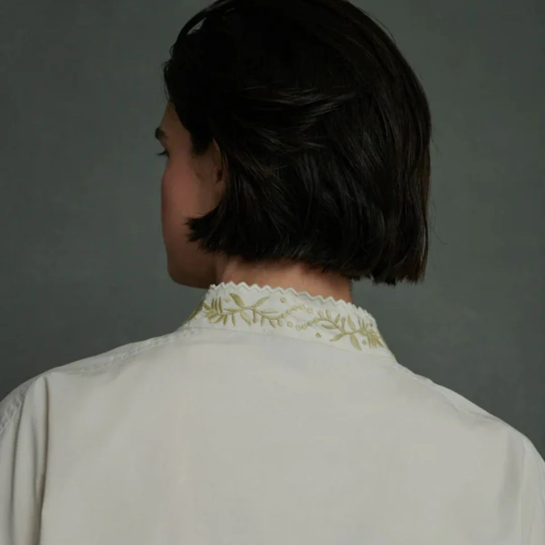 Poeme Blouse (Light Grey) - Image 3