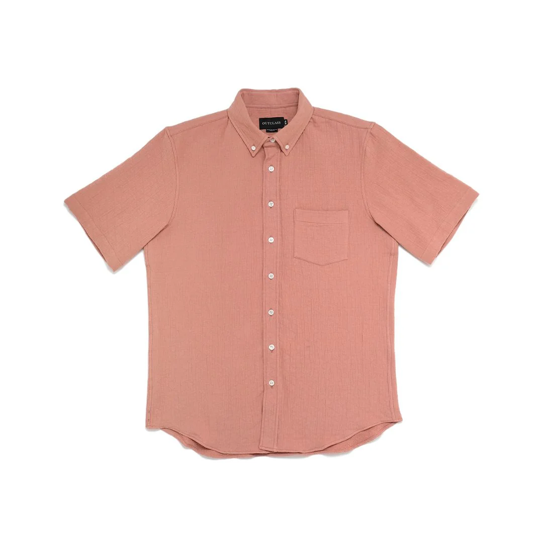 Quilted SS Shirt (Rose)