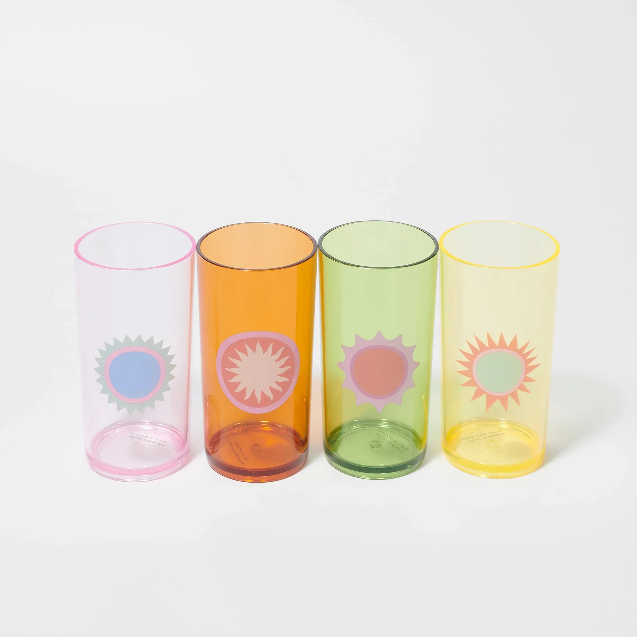 Rio Sun Poolside Tall Tumblers | Set of 4