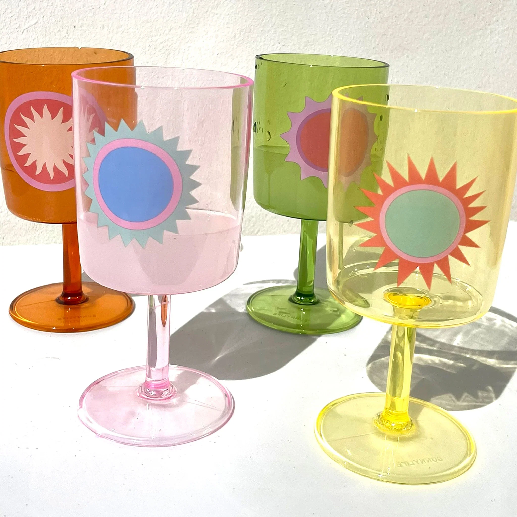 Rio Sun Poolside Wine Glasses | Set of 4 - Image 2