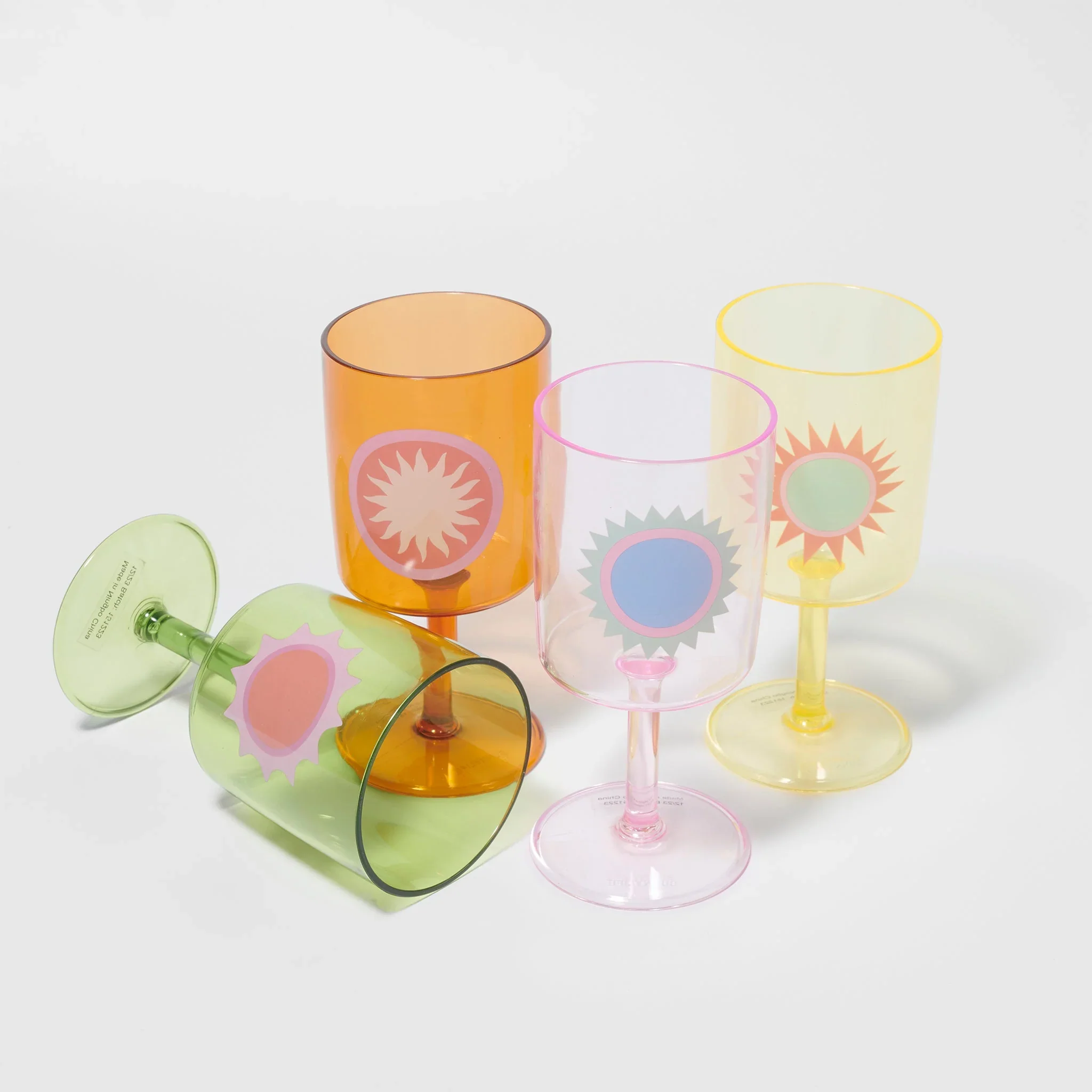 Rio Sun Poolside Wine Glasses | Set of 4 - Image 3