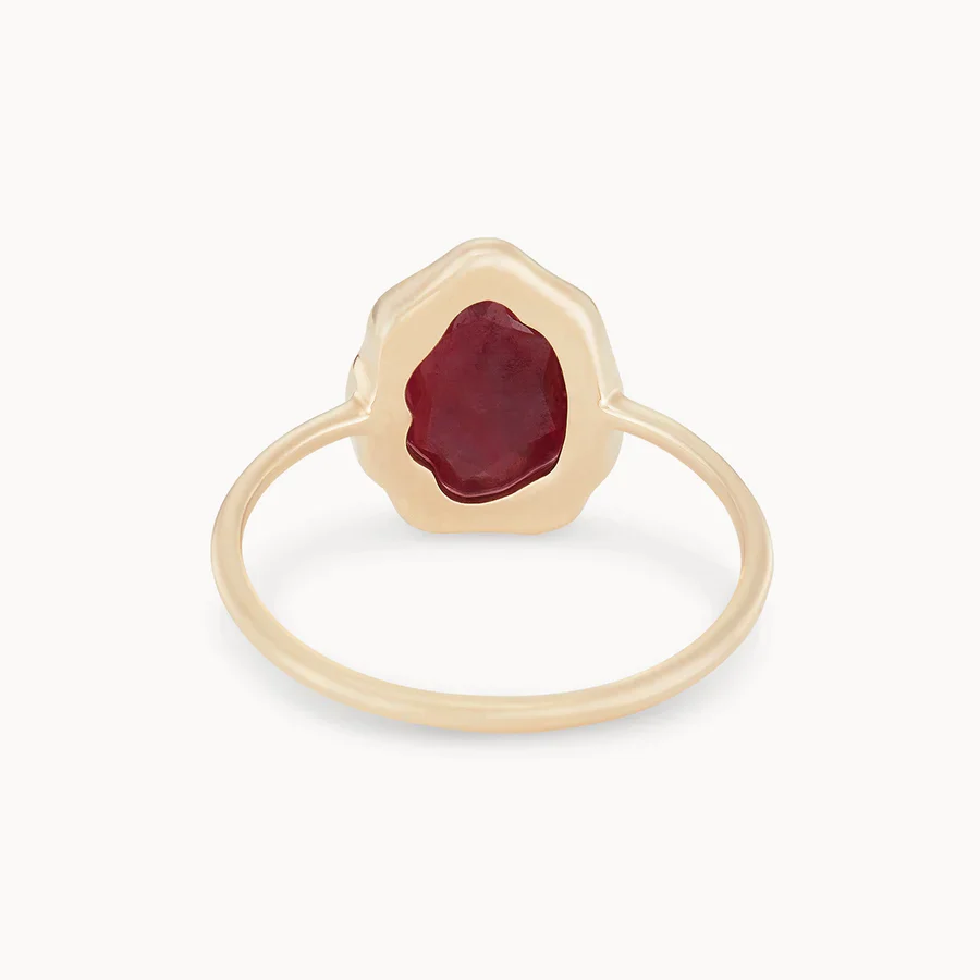 Ruby Mood Ring (14K Gold) - Image 4