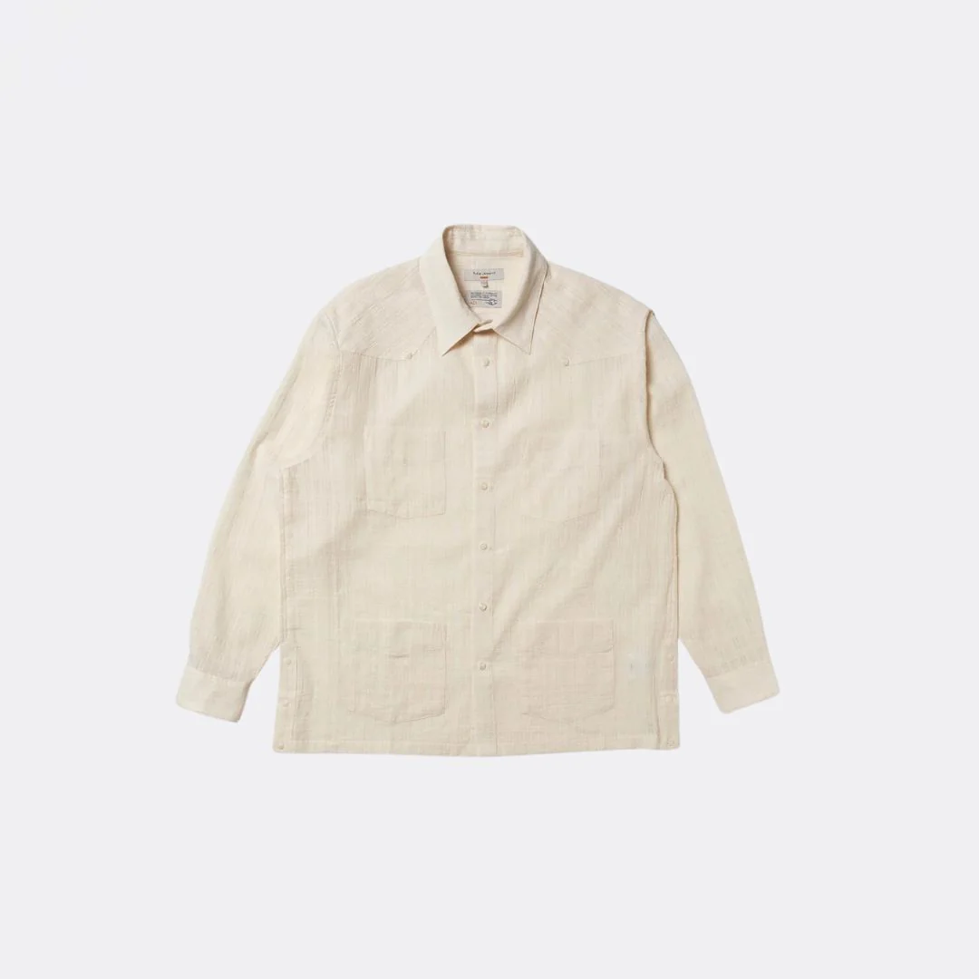 Ryan Cuban Shirt (Ecru) - Image 2