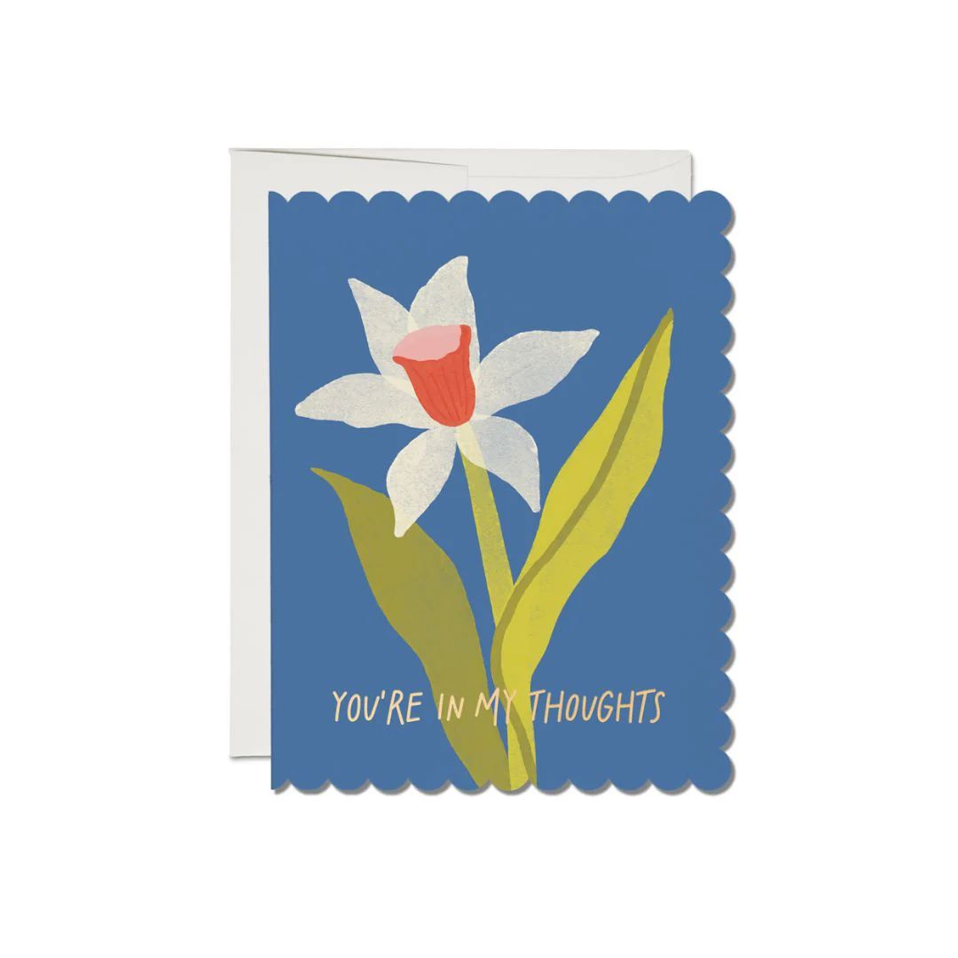 Scalloped Daffodil Card