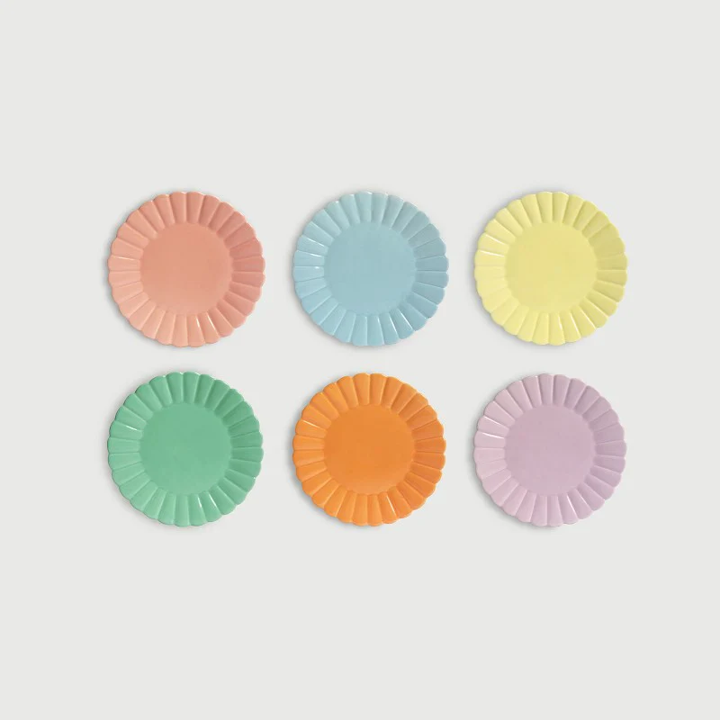 Scalloped Plate | Large (Assorted Colours)