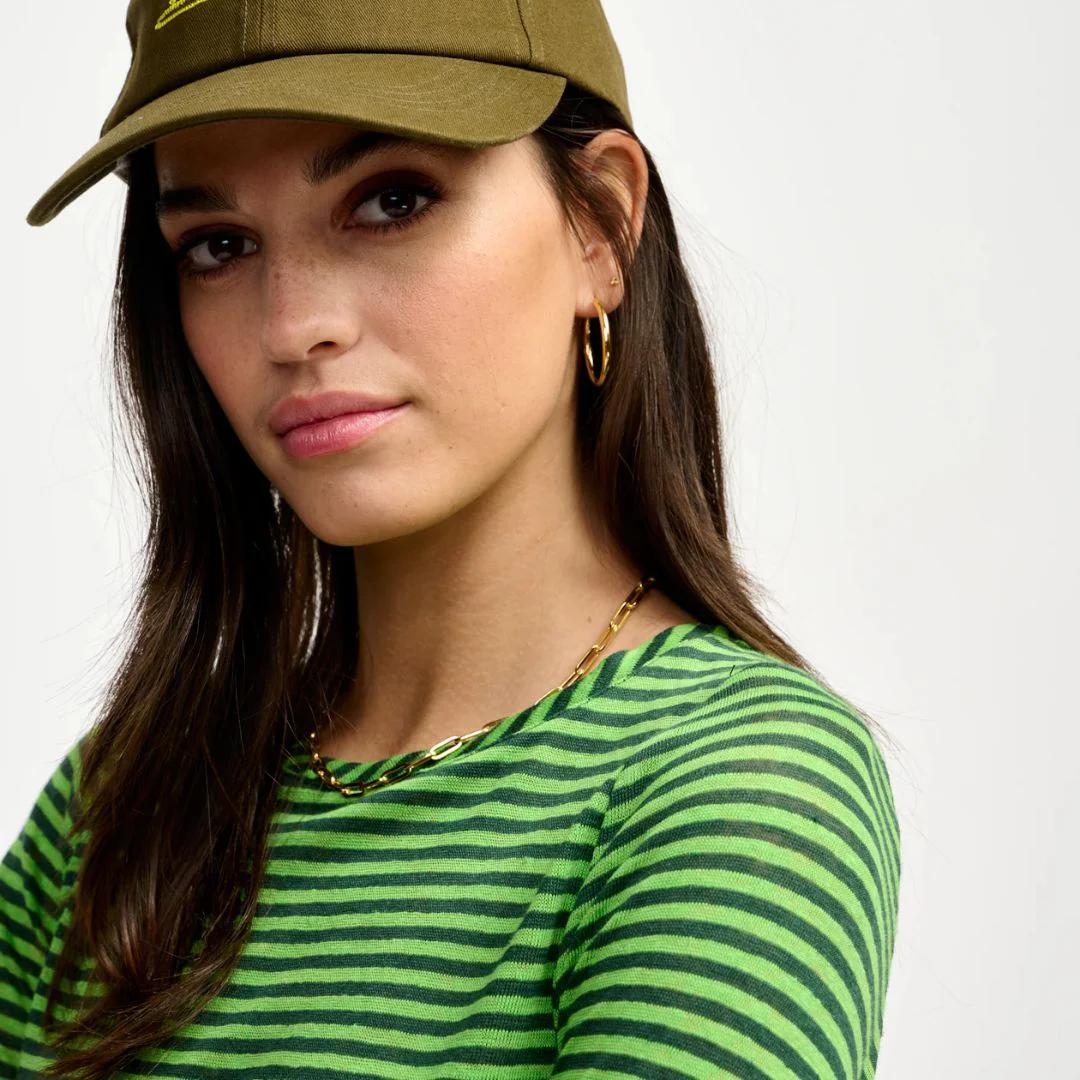 Seas Linen T-Shirt (Stripe B) - Image 3