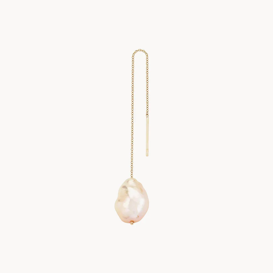Sofia Perla Threader Earring (14K Gold)
