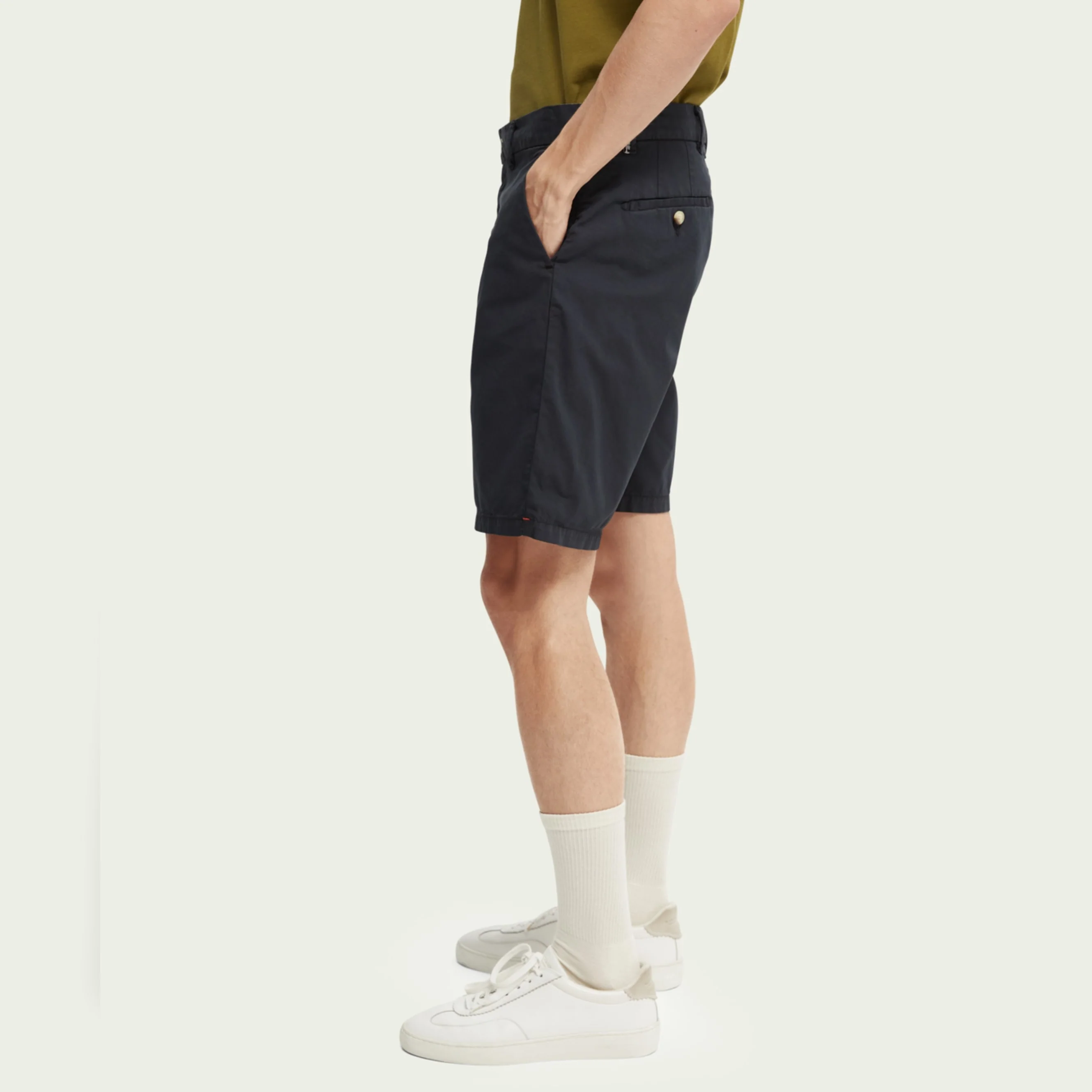 Stuart Garment-Dyed Pima Cotton Short (Night) - Image 3