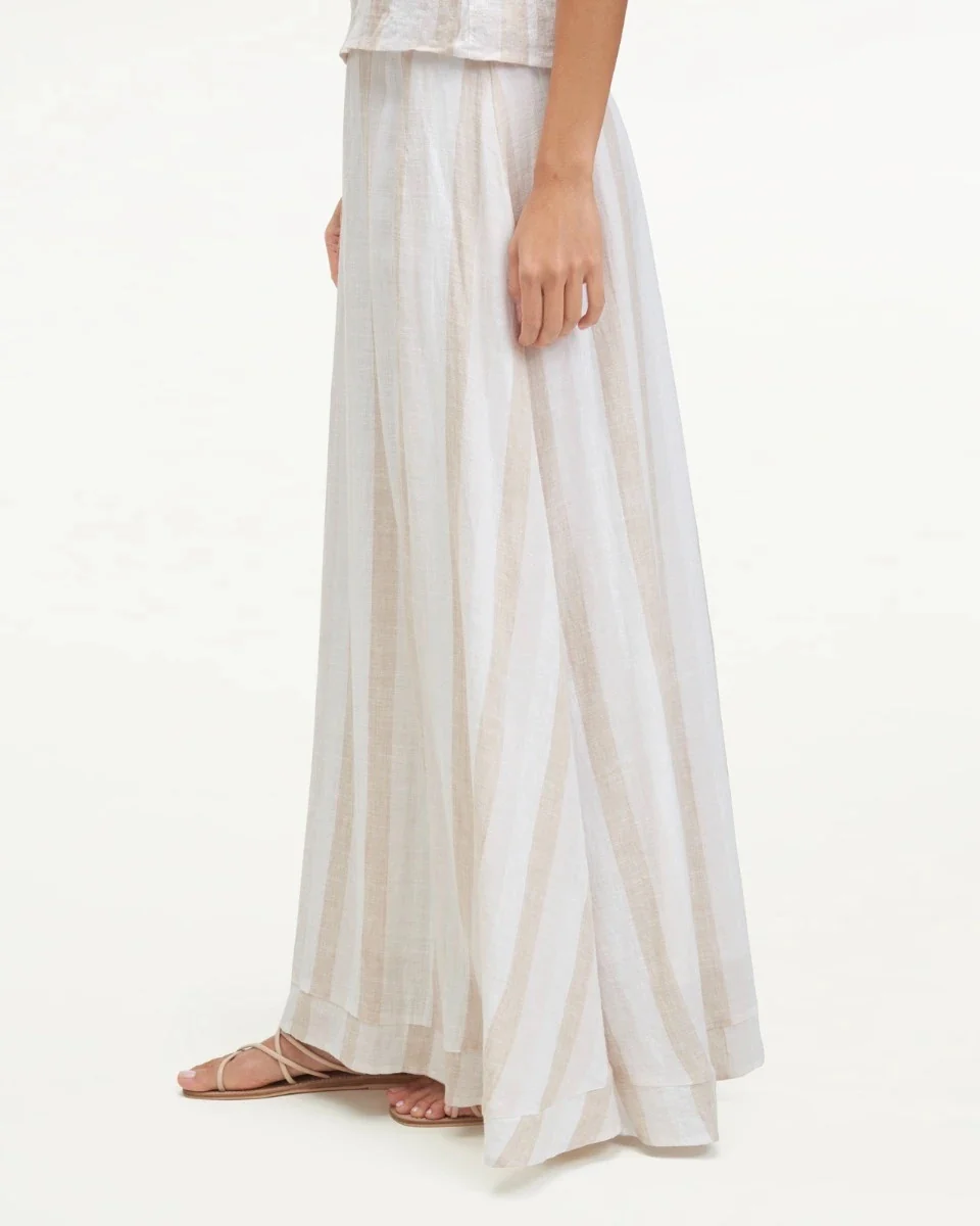 Sunset Maxi Skirt (Macadamia Stripe) - Image 3