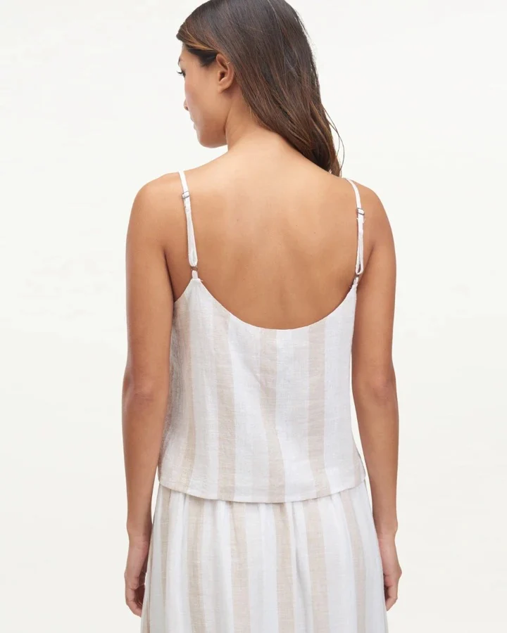 Sunset Tank (Macadamia Stripe) - Image 3