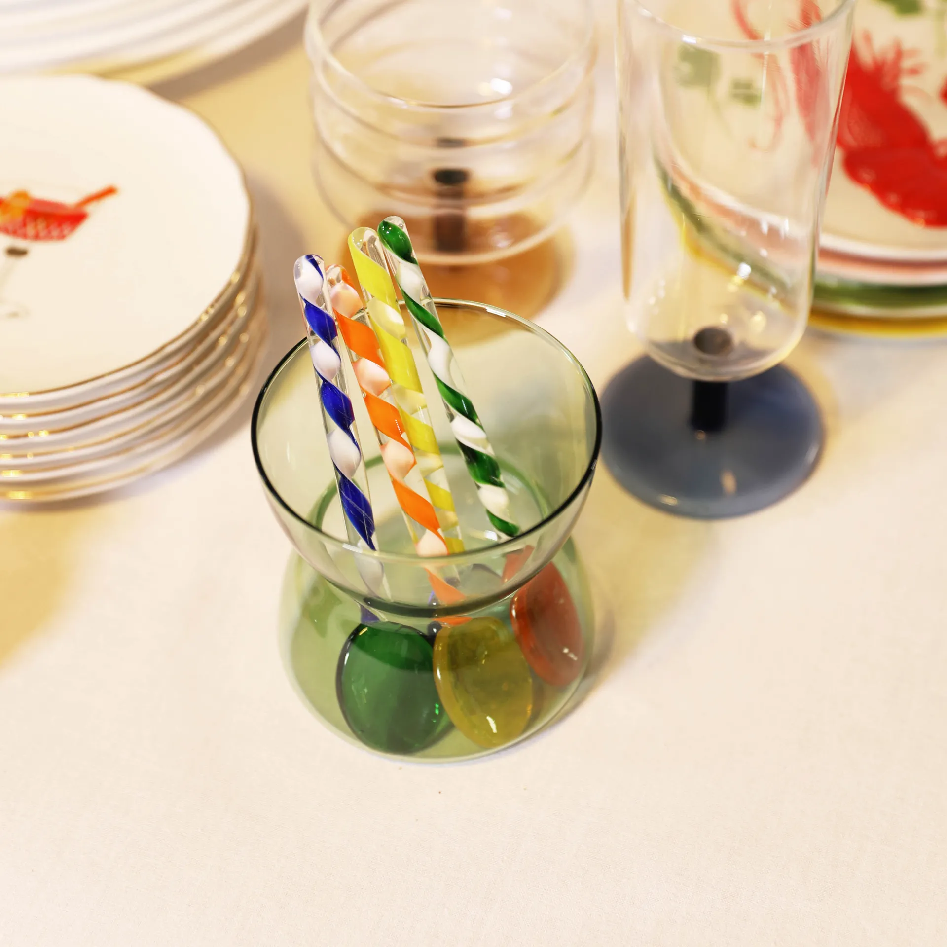 Swirl Glass Spoon | Set of 4 - Image 4