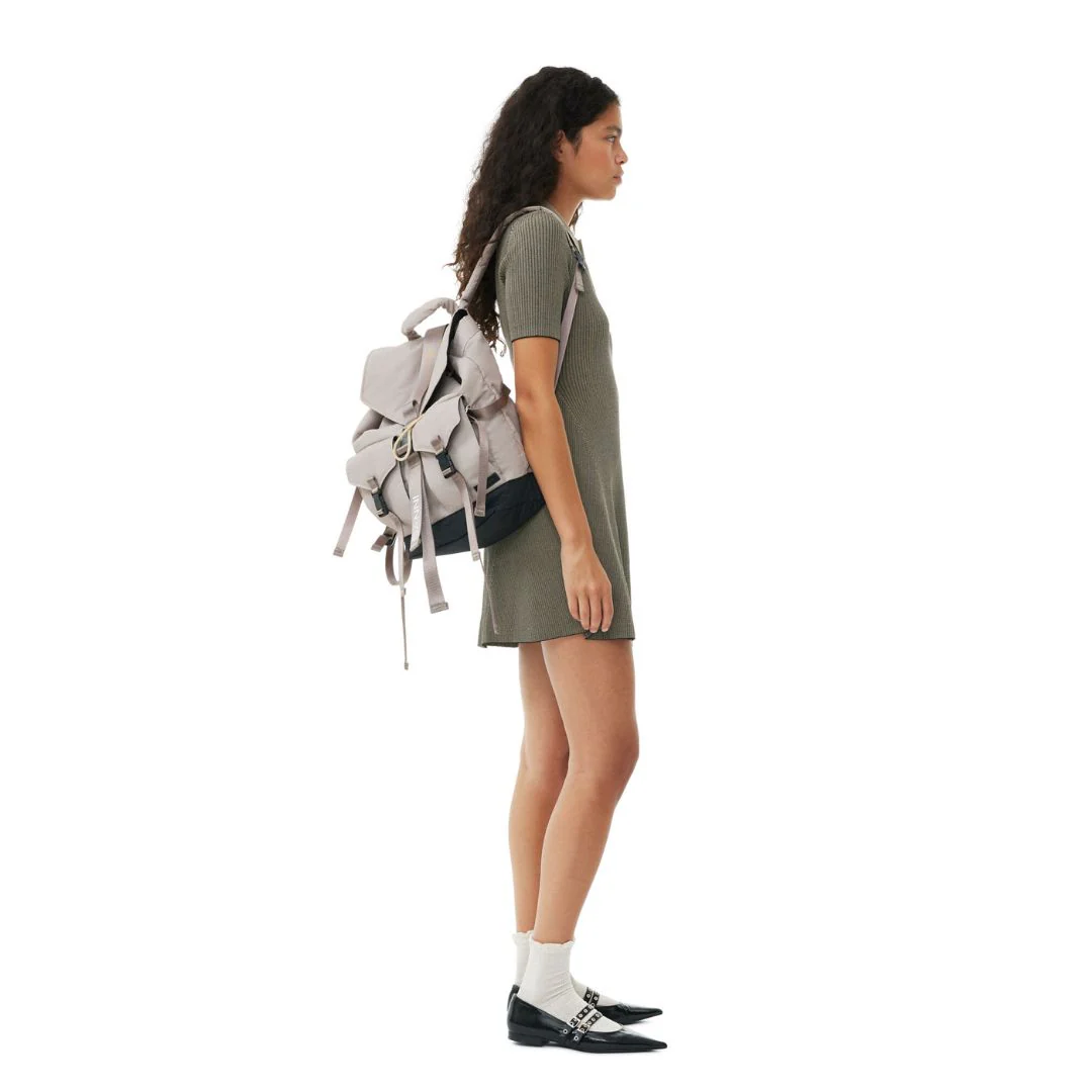 Tech Backpack (Oyster Grey) - Image 2